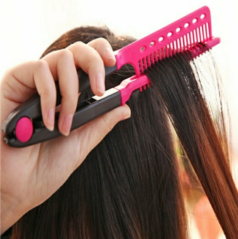 Bundle 4 V Comb Straightner